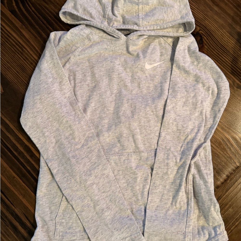 Nike Light Gray Pullover Hoodie